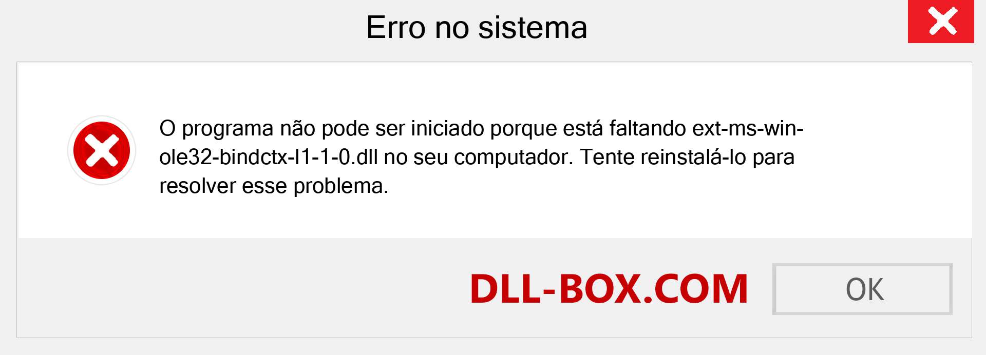 Arquivo ext-ms-win-ole32-bindctx-l1-1-0.dll ausente ?. Download para Windows 7, 8, 10 - Correção de erro ausente ext-ms-win-ole32-bindctx-l1-1-0 dll no Windows, fotos, imagens